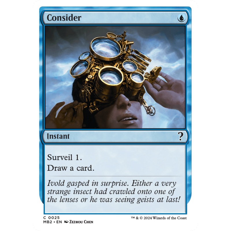Consider (White Border) [Mystery Booster 2]