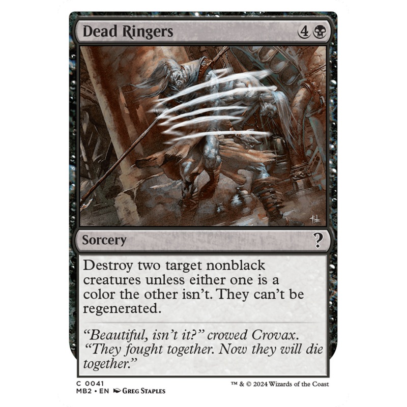 Dead Ringers (White Border) [Mystery Booster 2]