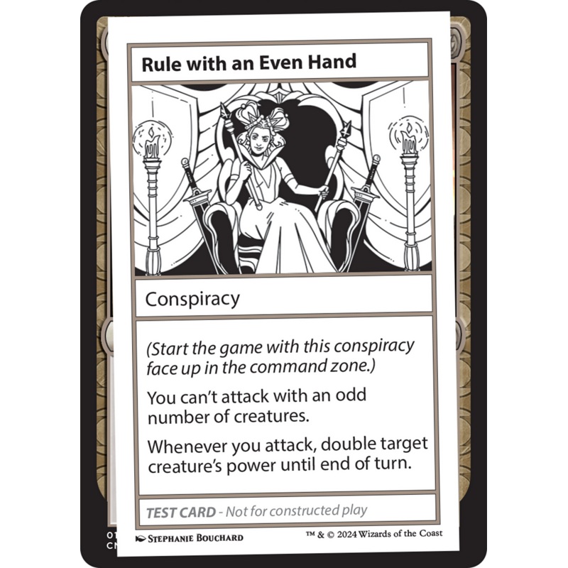 Rule with an Even Hand [Mystery Booster 2 Playtest Cards]