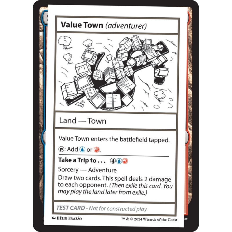 Value Town (adventurer) [Mystery Booster 2 Playtest Cards]
