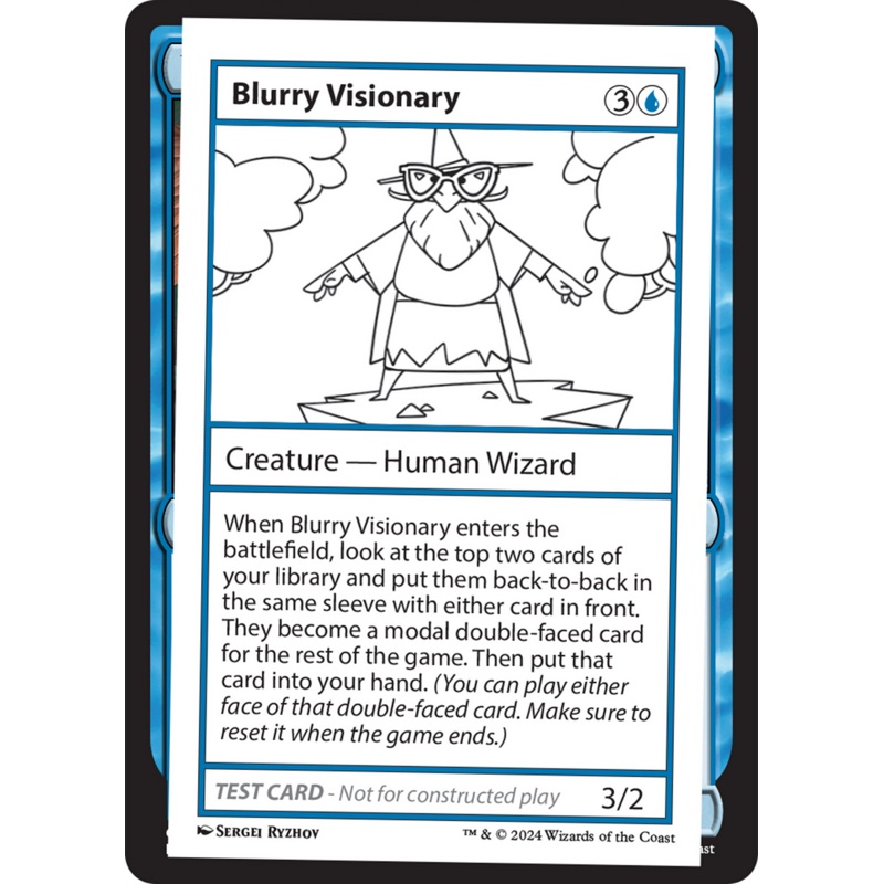 Blurry Visionary [Mystery Booster 2 Playtest Cards]