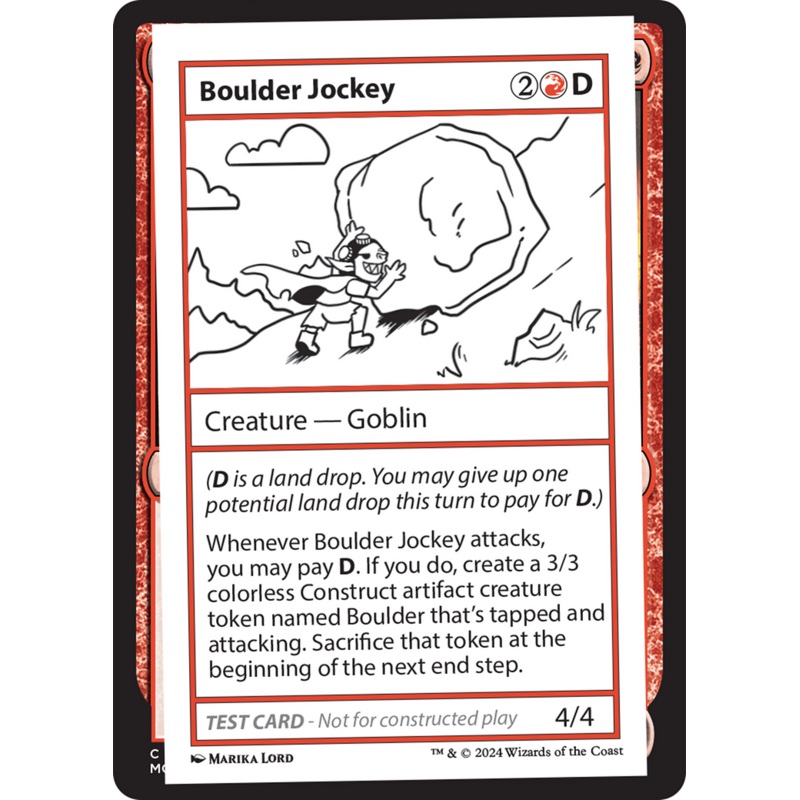 Boulder Jockey [Mystery Booster 2 Playtest Cards]