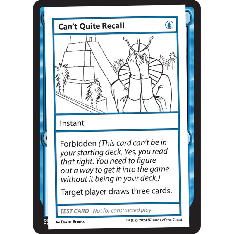 Can't Quite Recall [Mystery Booster 2 Playtest Cards]