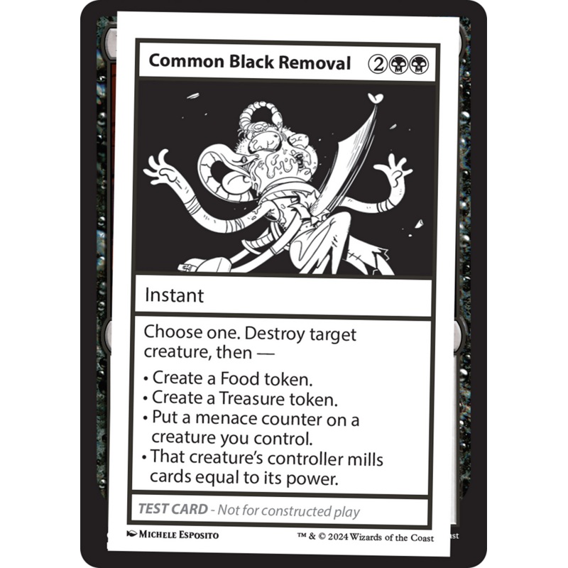 Common Black Removal [Mystery Booster 2 Playtest Cards]