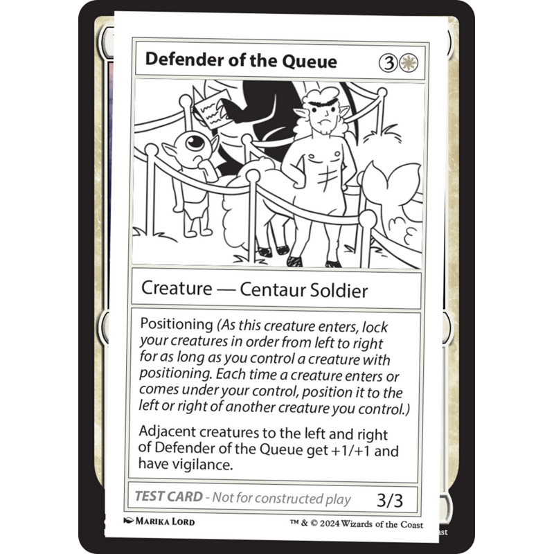 Defender of the Queue [Mystery Booster 2 Playtest Cards]