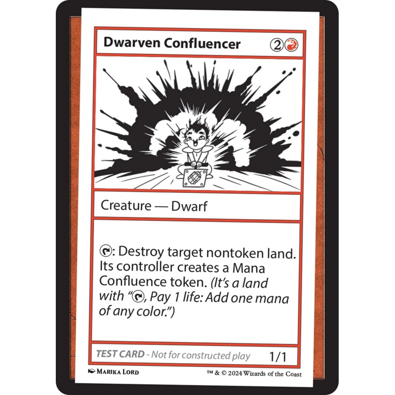 Dwarven Confluencer [Mystery Booster 2 Playtest Cards]