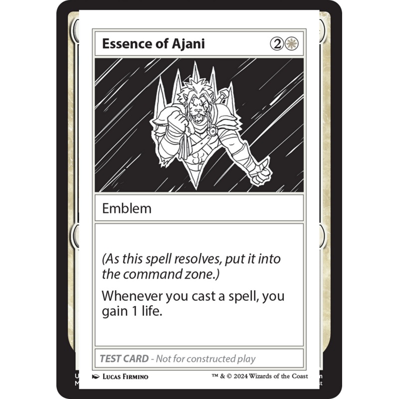 Essence of Ajani [Mystery Booster 2 Playtest Cards]