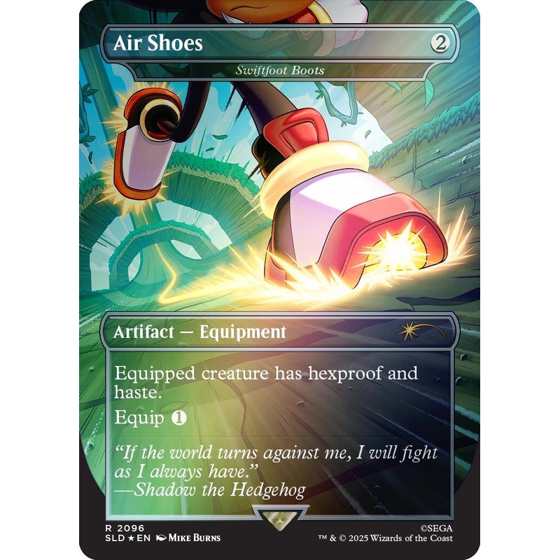 Air Shoes - Swiftfoot Boots (Rainbow Foil) [Secret Lair Drop Series]