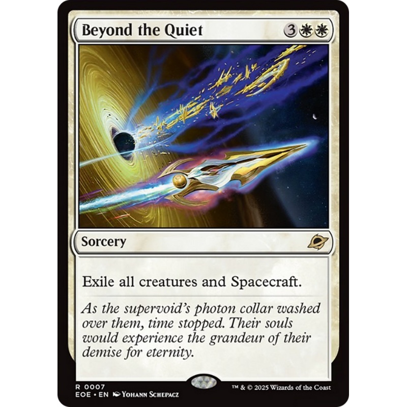 Beyond the Quiet [Edge of Eternities]