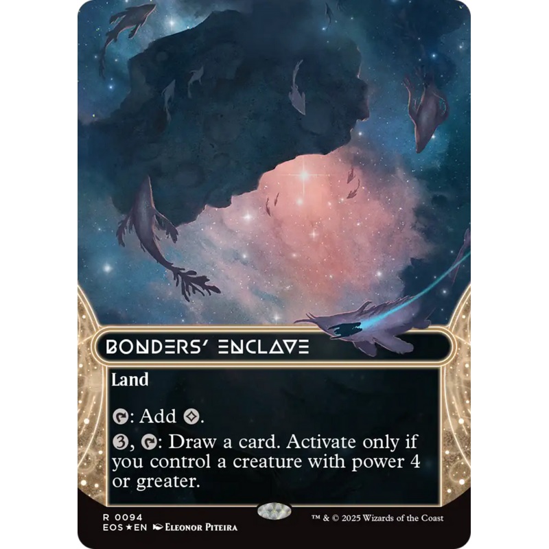Bonders' Enclave (0094) (Borderless) (Galaxy Foil) [Edge of Eternities: Stellar Sights]
