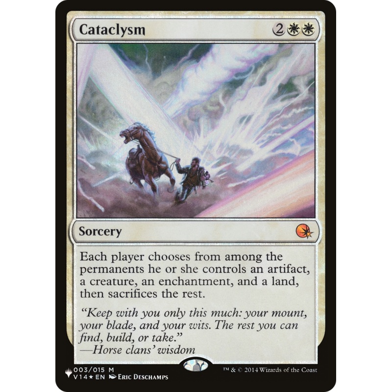 Cataclysm [The List]
