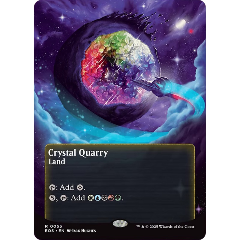 Crystal Quarry (0055) (Borderless) [Edge of Eternities: Stellar Sights]