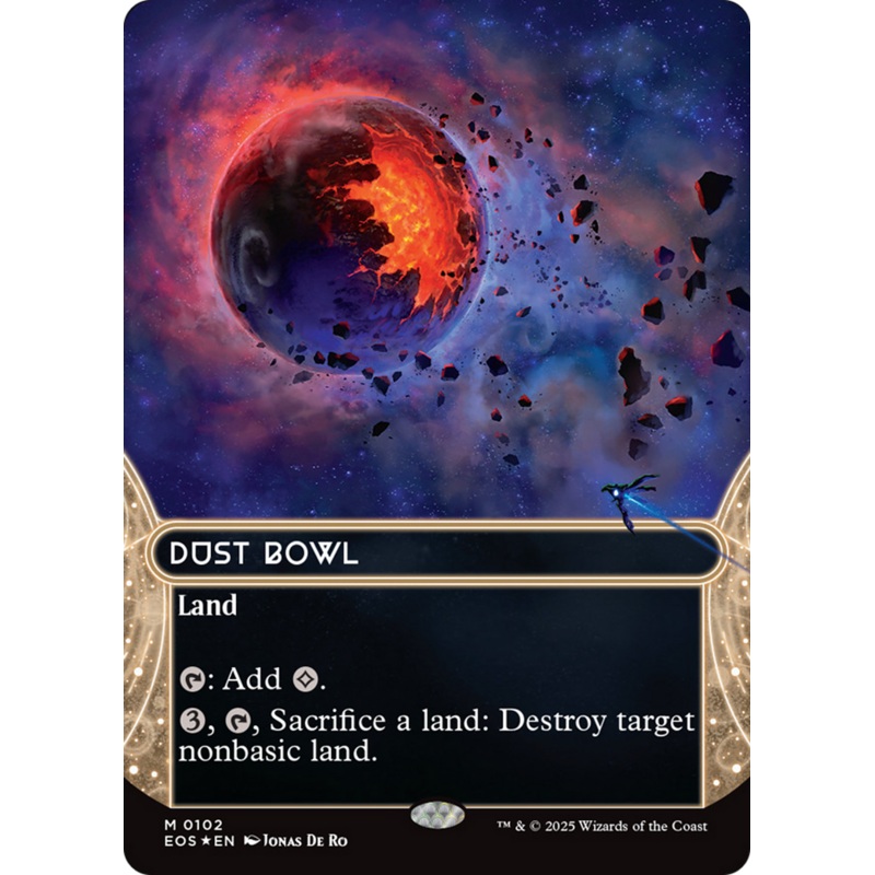 Dust Bowl (0102) (Borderless) (Galaxy Foil) [Edge of Eternities: Stellar Sights]
