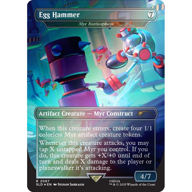 Egg Hammer - Myr Battlesphere (Rainbow Foil) [Secret Lair Drop Series]