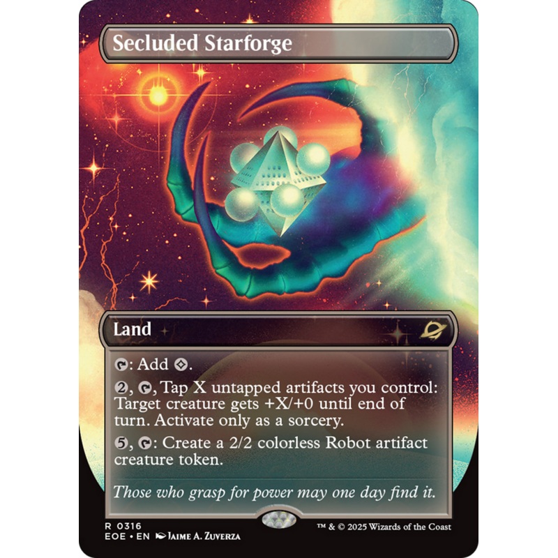 Secluded Starforge (Borderless) [Edge of Eternities]