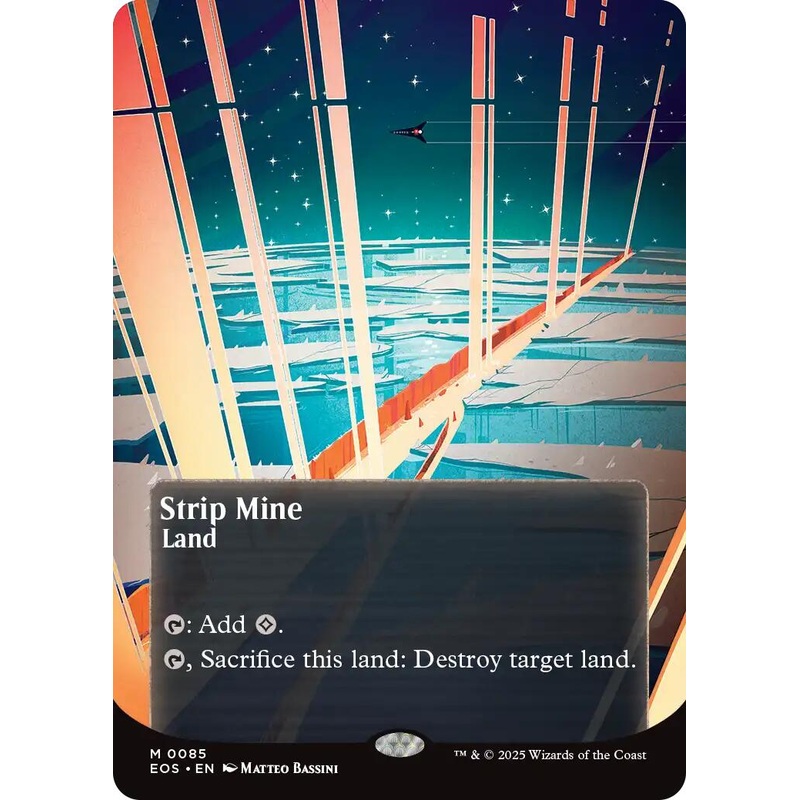 Strip Mine (0085) (Borderless) [Edge of Eternities: Stellar Sights]