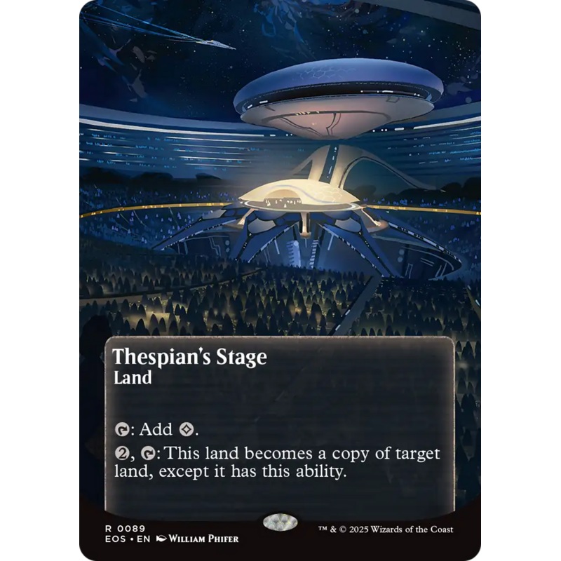 Thespian's Stage (0089) (Borderless) [Edge of Eternities: Stellar Sights]