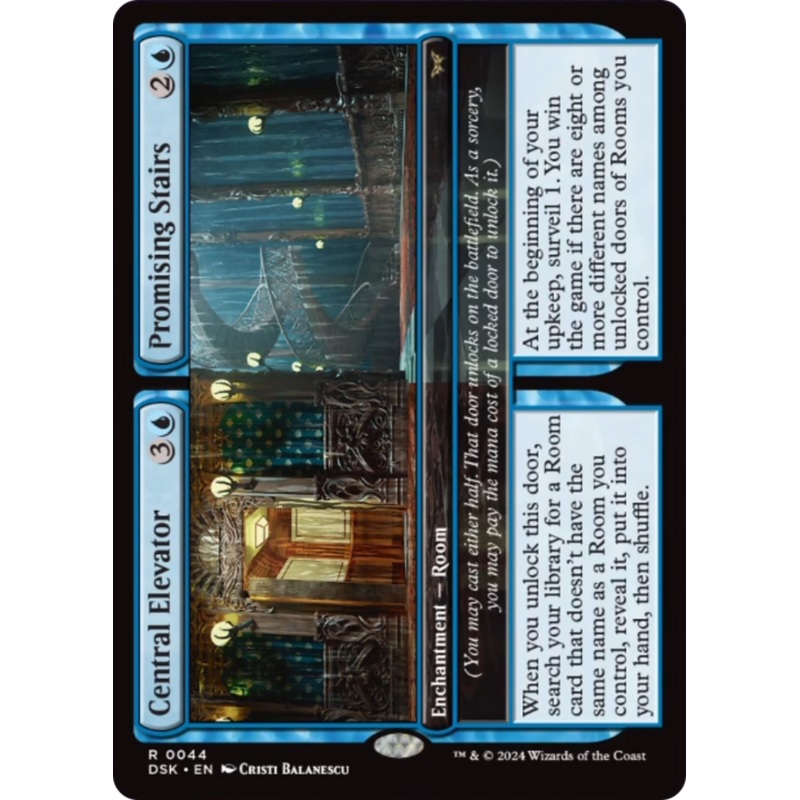 Central Elevator // Promising Stairs [Duskmourn: House of Horror]