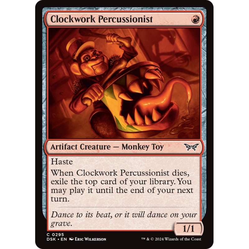 Clockwork Percussionist (0295) [Duskmourn: House of Horror]