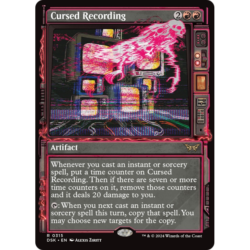 Cursed Recording (Showcase) [Duskmourn: House of Horror]