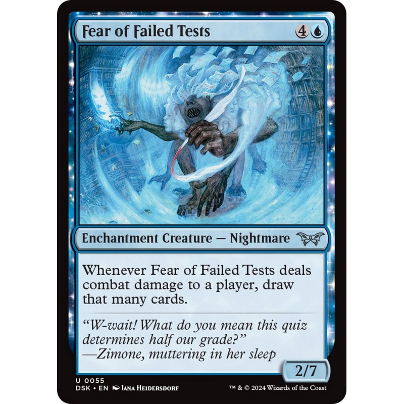 Fear of Failed Tests [Duskmourn: House of Horror]