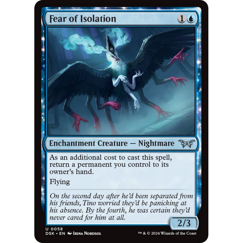 Fear of Isolation [Duskmourn: House of Horror]