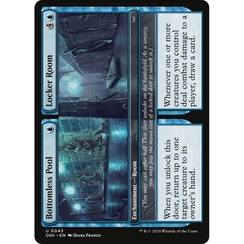 Bottomless Pool // Locker Room [Duskmourn: House of Horror]