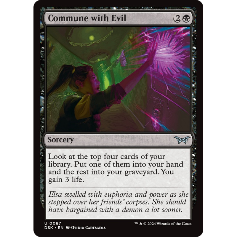 Commune with Evil [Duskmourn: House of Horror]