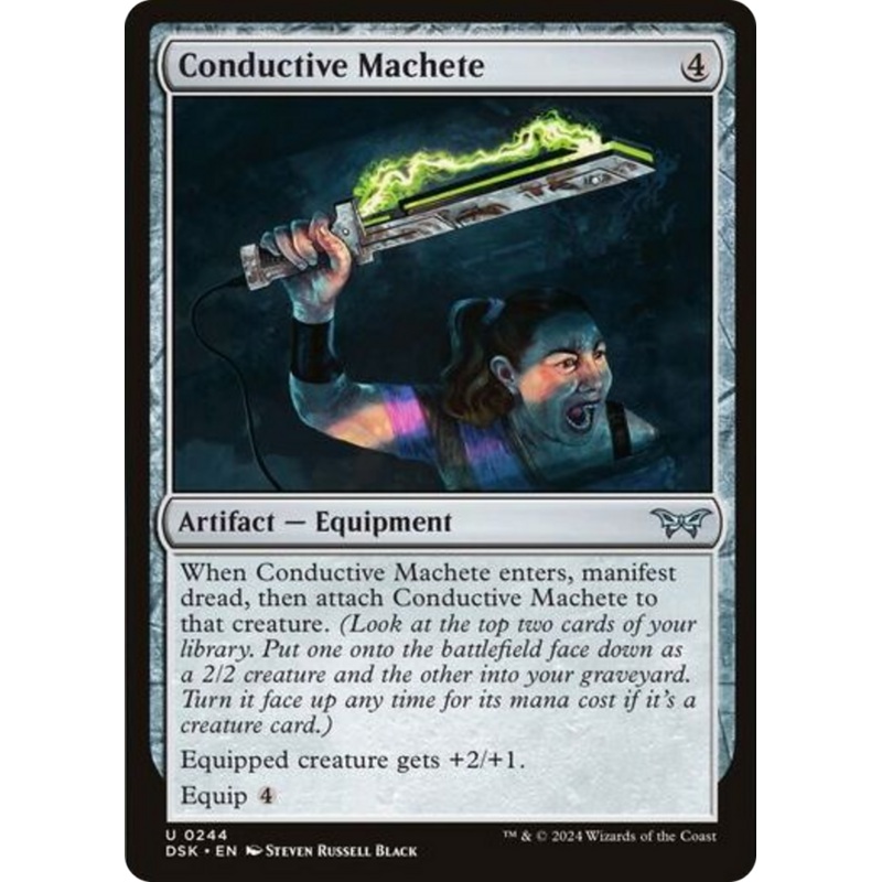 Conductive Machete [Duskmourn: House of Horror]