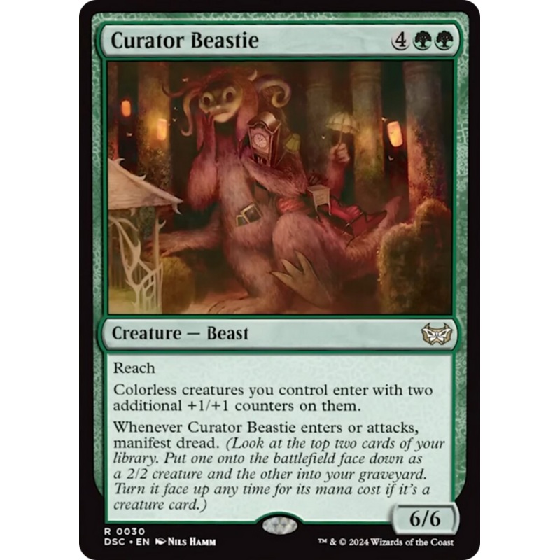 Curator Beastie [Duskmourn: House of Horror Commander]