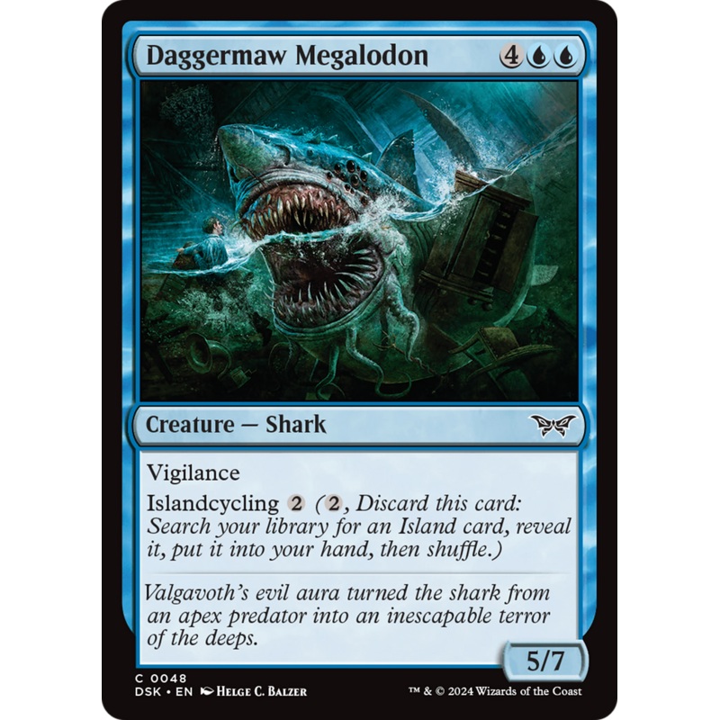 Daggermaw Megalodon [Duskmourn: House of Horror]