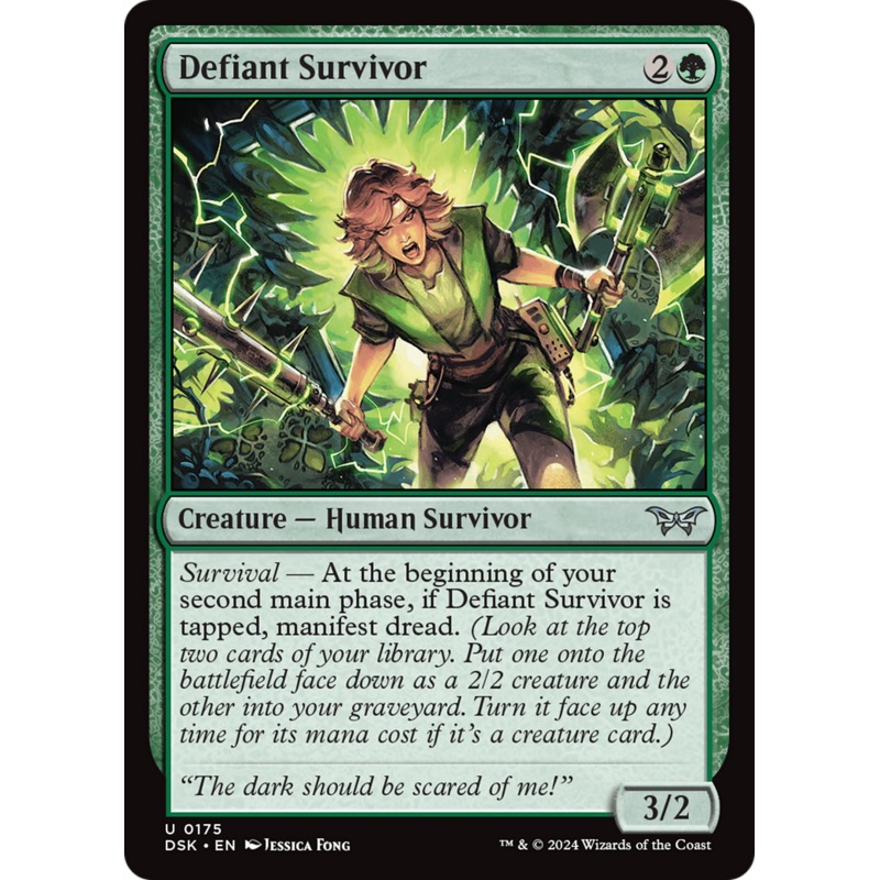 Defiant Survivor [Duskmourn: House of Horror]