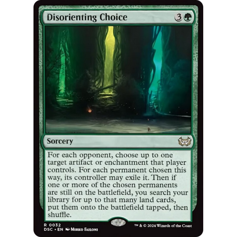 Disorienting Choice [Duskmourn: House of Horror Commander]