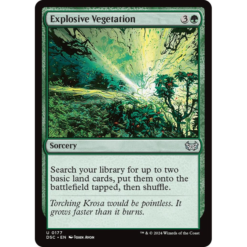 Explosive Vegetation [Duskmourn: House of Horror Commander]