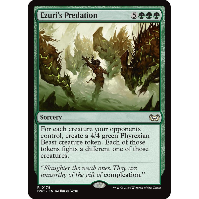Ezuri's Predation [Duskmourn: House of Horror Commander]