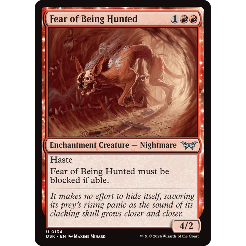 Fear of Being Hunted [Duskmourn: House of Horror]