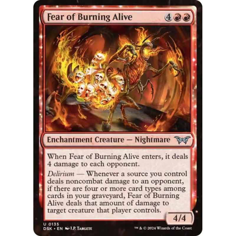Fear of Burning Alive [Duskmourn: House of Horror]