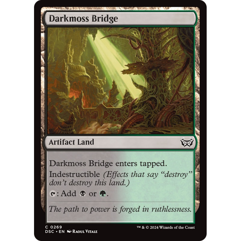Darkmoss Bridge [Duskmourn: House of Horror Commander]