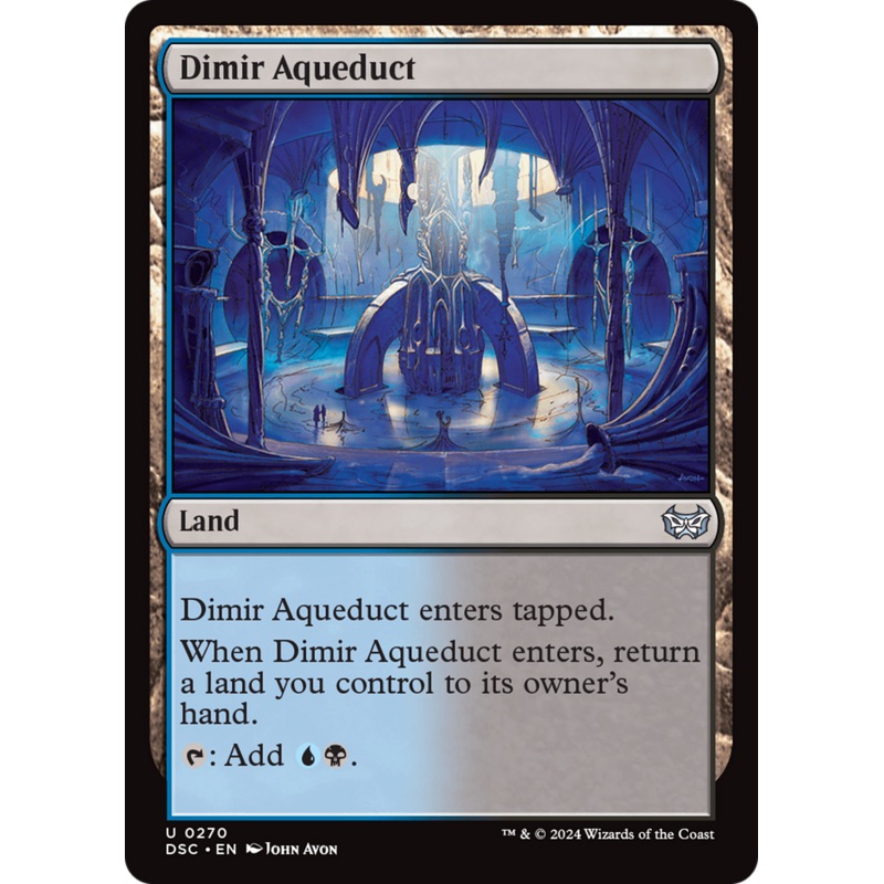 Dimir Aqueduct [Duskmourn: House of Horror Commander]