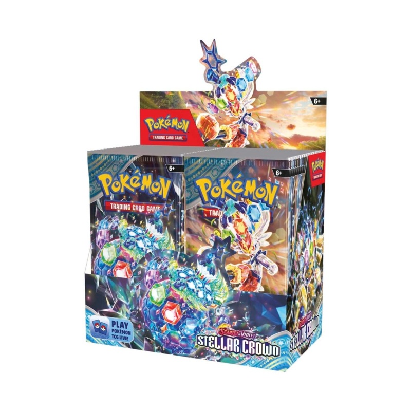 Pokmon TCG | Scarlet & Violet: Stellar Crown - Booster Box (36 Packs)