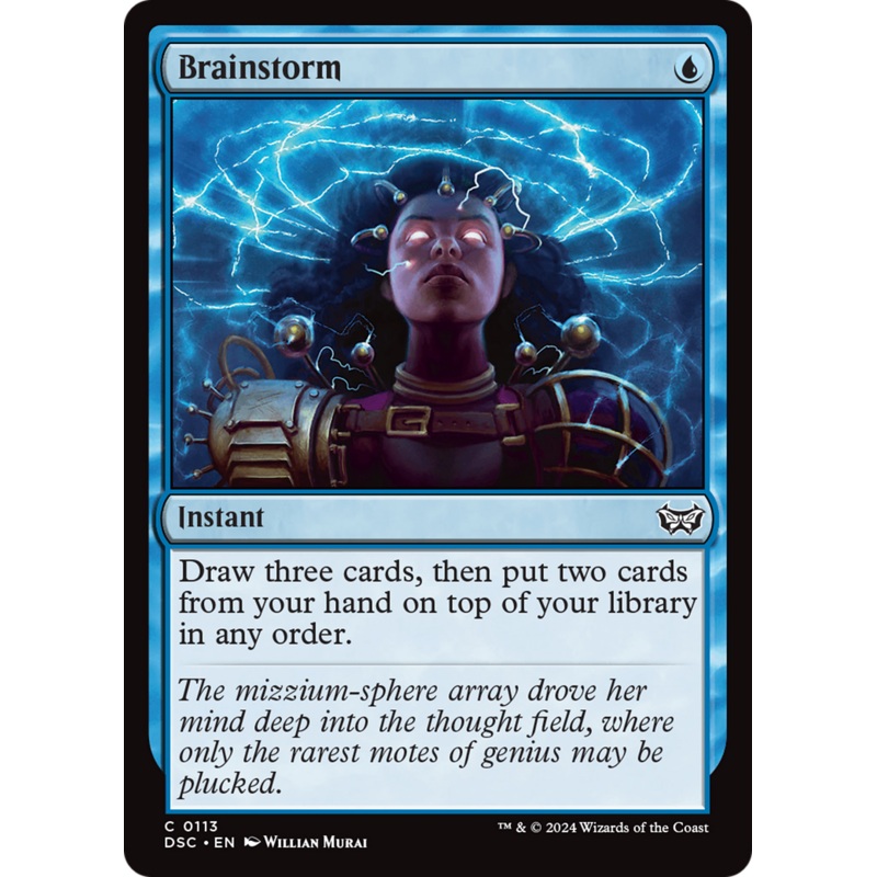 Brainstorm [Duskmourn: House of Horror Commander]
