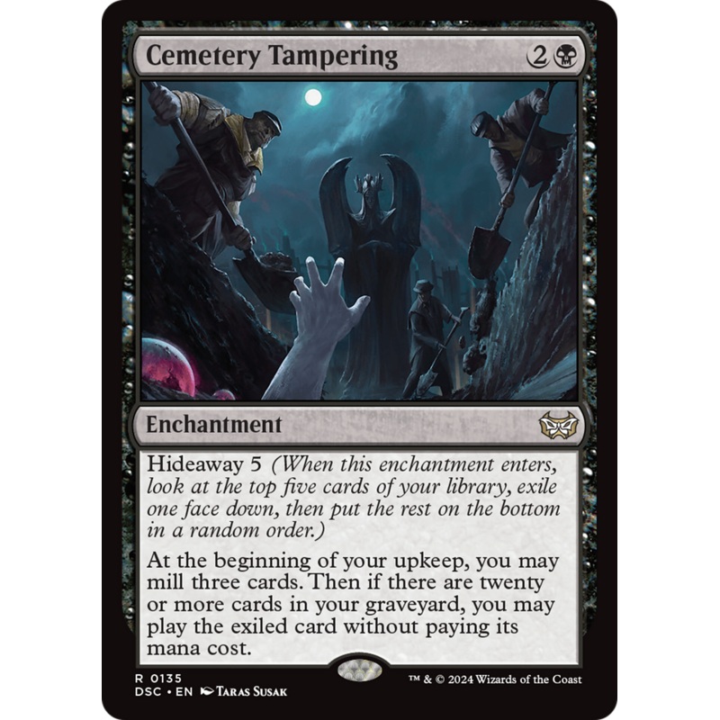 Cemetery Tampering [Duskmourn: House of Horror Commander]