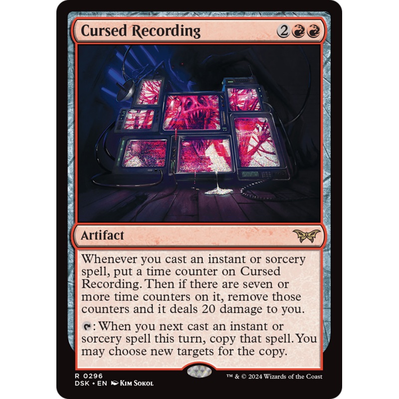 Cursed Recording (0296) [Duskmourn: House of Horror]