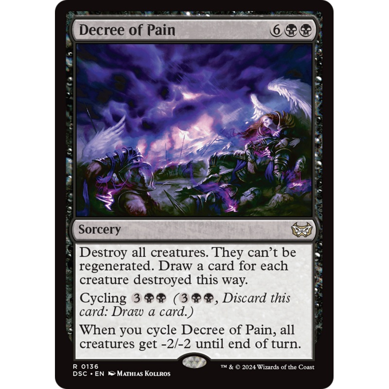 Decree of Pain [Duskmourn: House of Horror Commander]