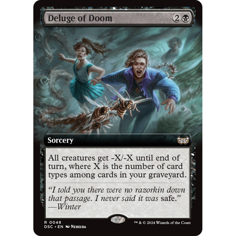 Deluge of Doom (Extended Art) [Duskmourn: House of Horror Commander]
