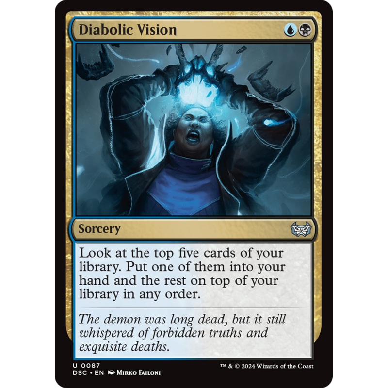 Diabolic Vision [Duskmourn: House of Horror Commander]