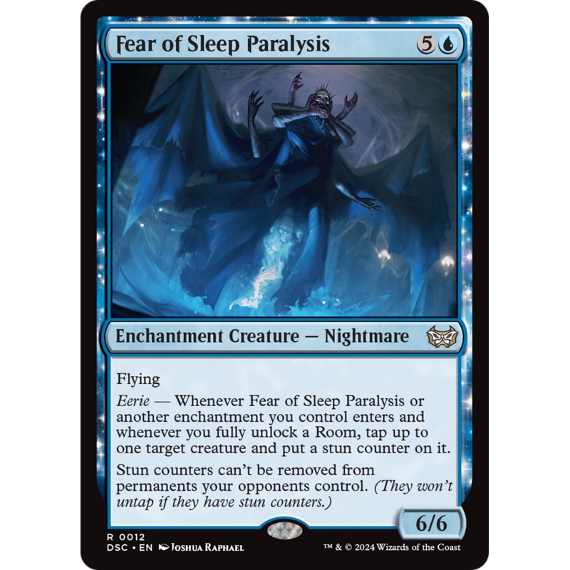 Fear of Sleep Paralysis [Duskmourn: House of Horror Commander]