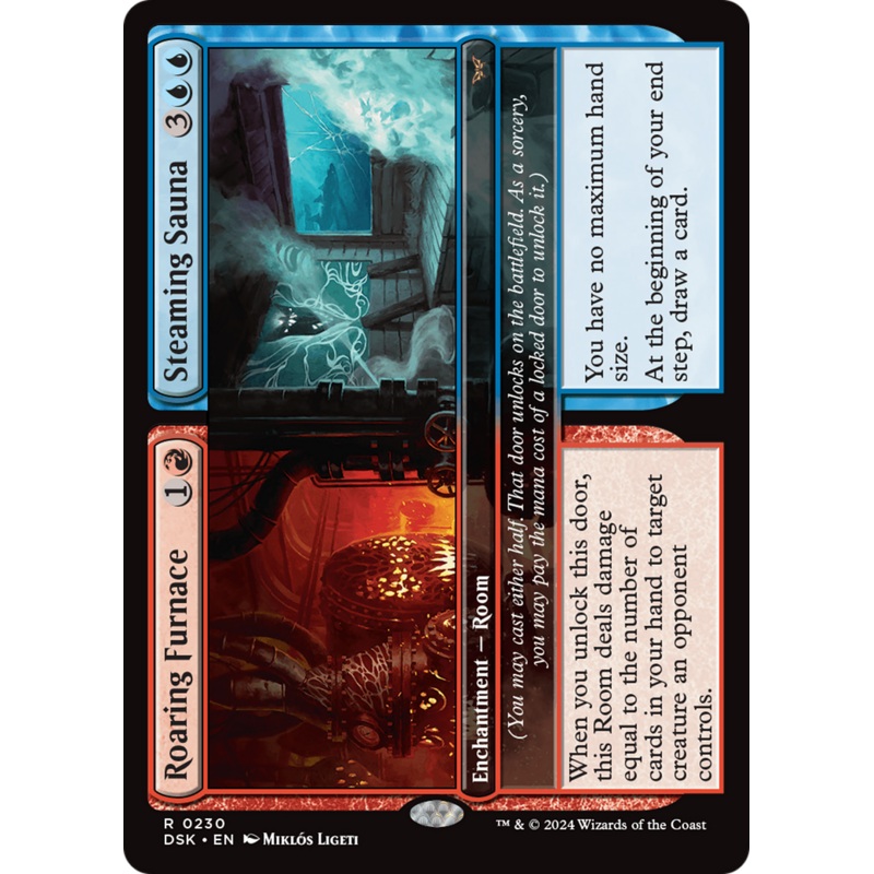 Roaring Furnace // Steaming Sauna [Duskmourn: House of Horror]