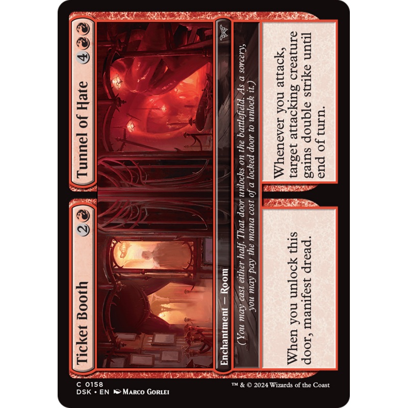Ticket Booth // Tunnel of Hate [Duskmourn: House of Horror]