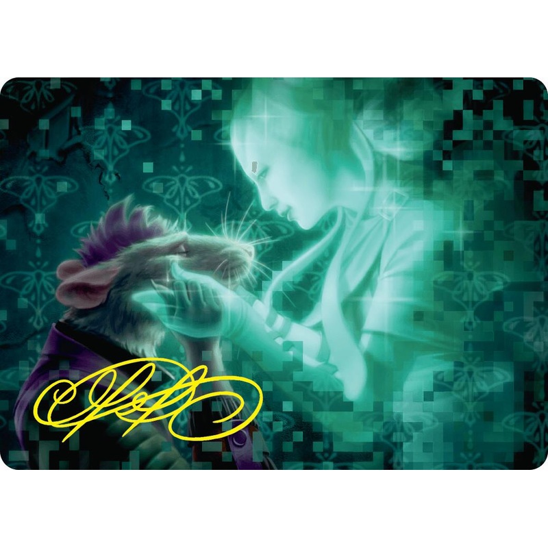 Cathartic Parting Art Card (Gold-Stamped Signature) [Duskmourn: House of Horror Art Series]